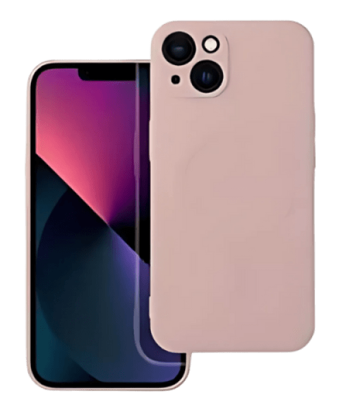 SILICONE MAG COVER Tok – MagSafe-kompatibilis iPhone 13 készülékhez, Rózsaszín színben