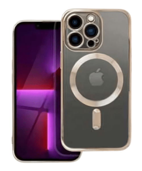 ELECTRO MAG COVER tok iPhone 13 Pro-hoz – MagSafe kompatibilitás arany színben