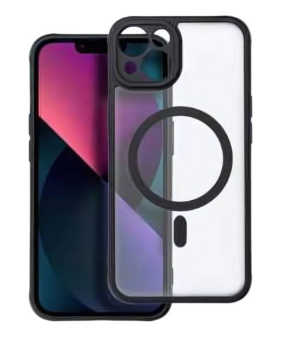 FULL MATTE MAG COVER tok – MagSafe kompatibilis iPhone 13-hoz fekete színben