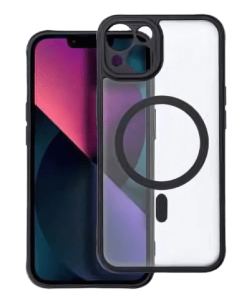 FULL MATTE MAG COVER tok – MagSafe kompatibilis iPhone 13-hoz fekete színben