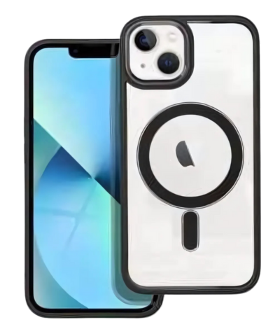 COLOR EDGE MAG COVER tok – MagSafe kompatibilis, iPhone 13-hoz, Fekete