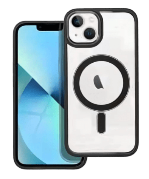 COLOR EDGE MAG COVER tok – MagSafe kompatibilis, iPhone 13-hoz, Fekete