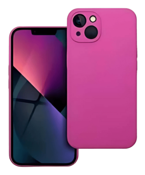 SILICONE Tok 2mm – iPhone 13-hoz, rózsaszín kivitelben