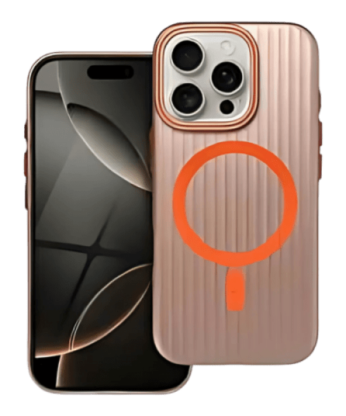 Simply Tok MagSafe Kompatibilitással iPhone 13 Pro Max-hoz – Titánium Sivatagi Elegancia!