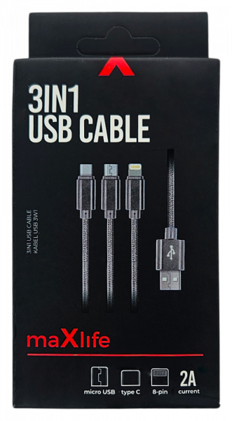 Apple iPhone 8 USB kábel ezüst