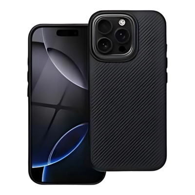 Carbon Elite Mag Cover – Prémium védelem iPhone 15 készülékhez fekete színben