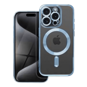ELECTRO MAG COVER tok –iPhone 15 Pro készülékhez, kék színben