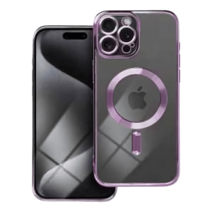 ELECTRO MAG COVER Tok –iPhone 15 Pro Max Készülékhez, Mély Lila Színben