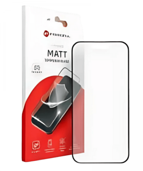 Forcell Matt Üveg – iPhone 14 Pro Max készülékhez, Fekete