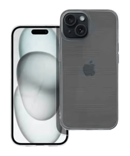 CLEAR Tok – Praktikus Védelem iPhone 15-höz, Átlátszó színben