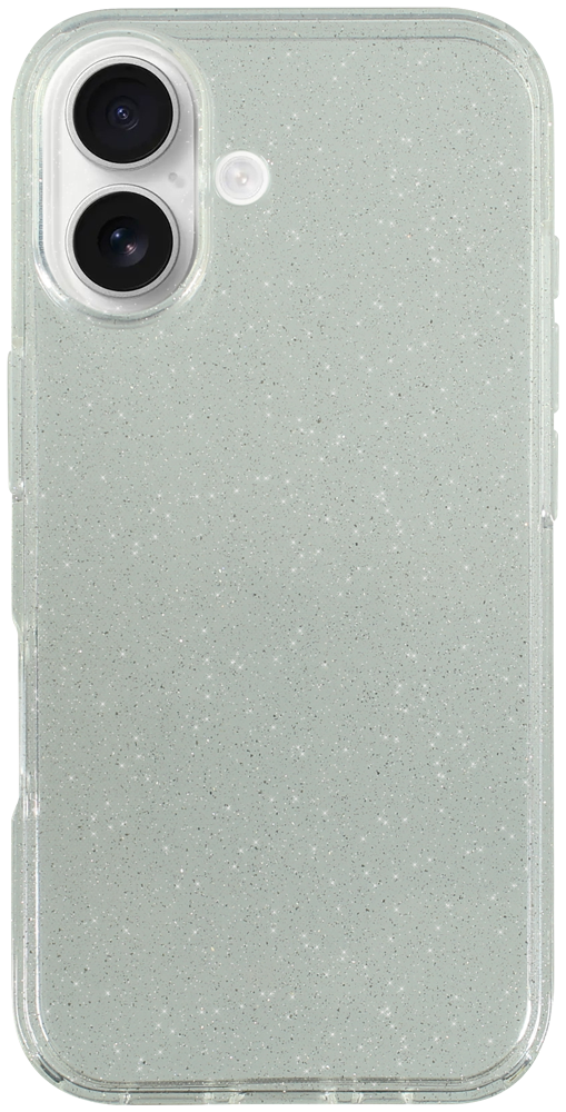 Apple iPhone 16 szilikon tok csillogó átlátszó