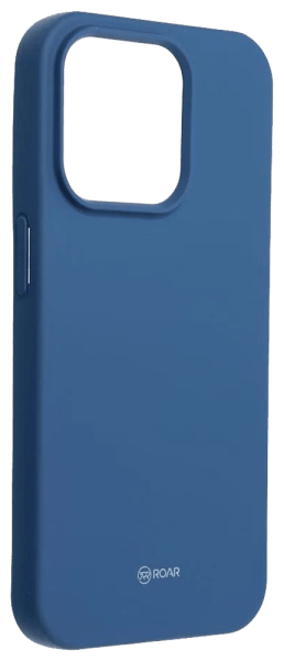 Apple iPhone 15 Pro szilikon tok gyári ROAR sötétkék