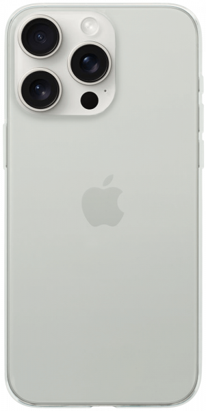 Apple iPhone 15 Pro Max szilikon tok ultravékony átlátszó