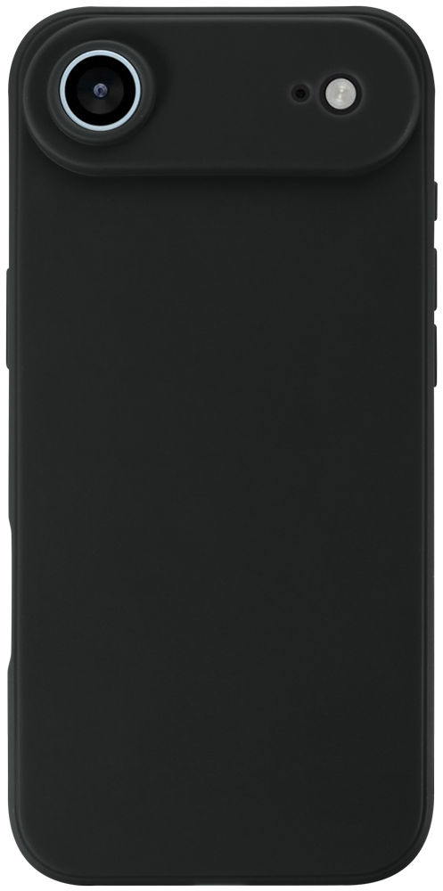 Apple iPhone 17 Air szilikon tok kameravédővel matt fekete