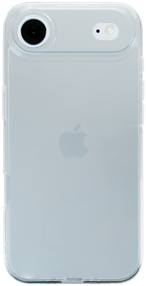 Apple iPhone 17 Air szilikon tok közepesen ütésálló kameravédővel átlátszó