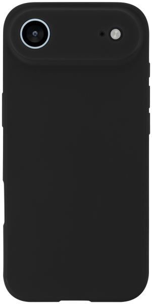 Apple iPhone 17 Air szilikon tok kameravédővel matt fekete