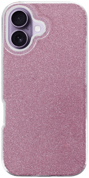 Apple iPhone 17 szilikon tok csillogó hátlap rózsaszín