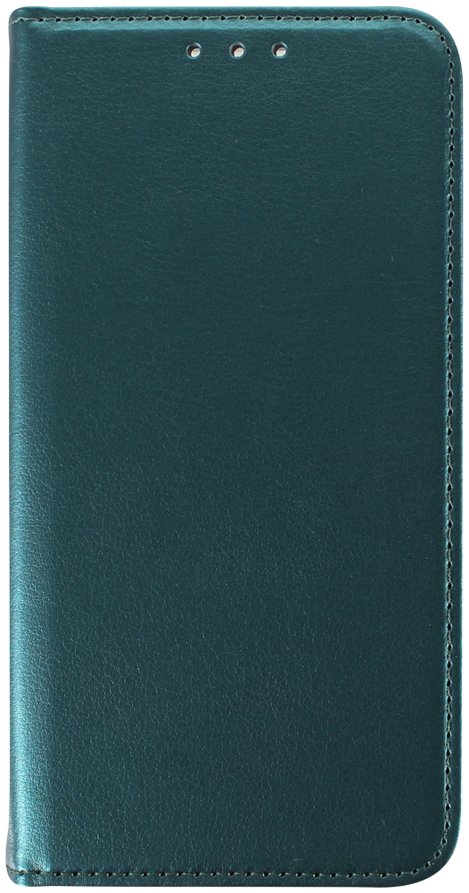 Apple iPhone 17 Pro oldalra nyíló flipes bőrtok asztali tartó funkciós sötétzöld