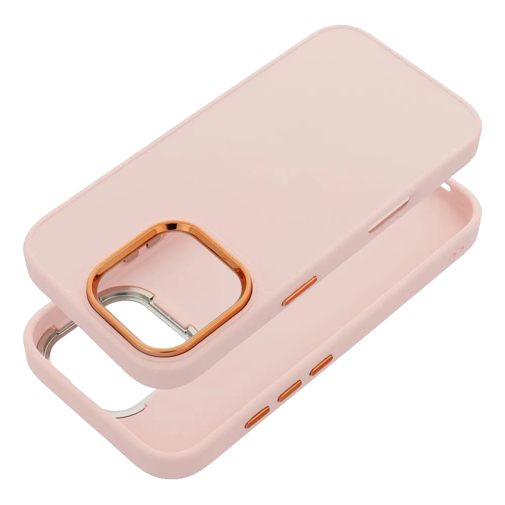 Apple iPhone 17 Air FRAME szilikon tok púder rózsaszín