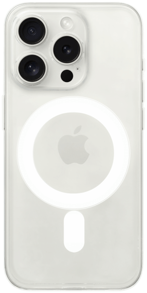 CLEAR MAG COVER – MagSafe Kompatibilis Átlátszó Tok iPhone 15 Pro-hoz
