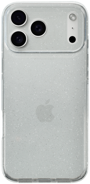 Apple iPhone 17 Pro Max szilikon tok csillogó átlátszó