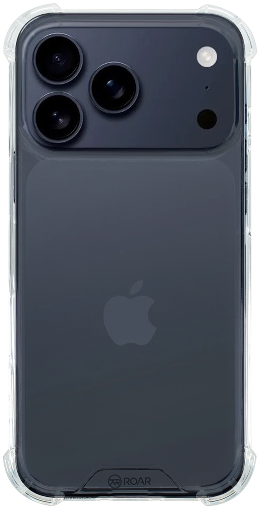 Apple iPhone 17 Pro kemény hátlap gyári ROAR légpárnás sarok  átlátszó