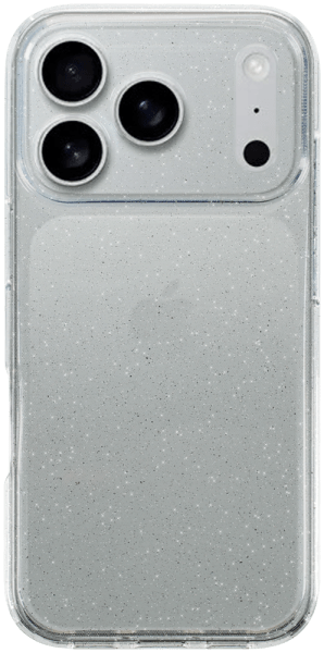 Apple iPhone 17 Pro szilikon tok csillogó átlátszó
