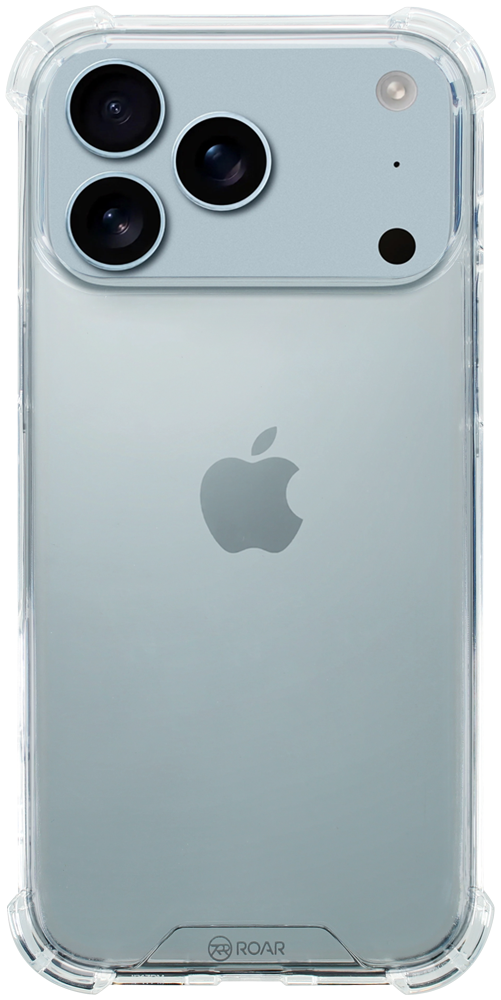 Apple iPhone 17 Pro Max kemény hátlap gyári ROAR légpárnás sarok  átlátszó