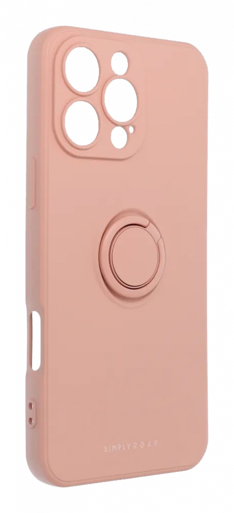 Apple iPhone 16 Pro Max szilikon tok gyári Roar Amber kameravédővel púder rózsaszín