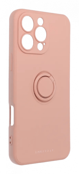 Apple iPhone 16 Pro Max szilikon tok gyári Roar Amber kameravédővel púder rózsaszín