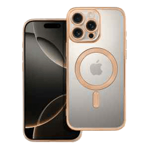 Apple iPhone 16 Pro Max kemény hátlap gyári MagSafe - Electro Mag Cover arany