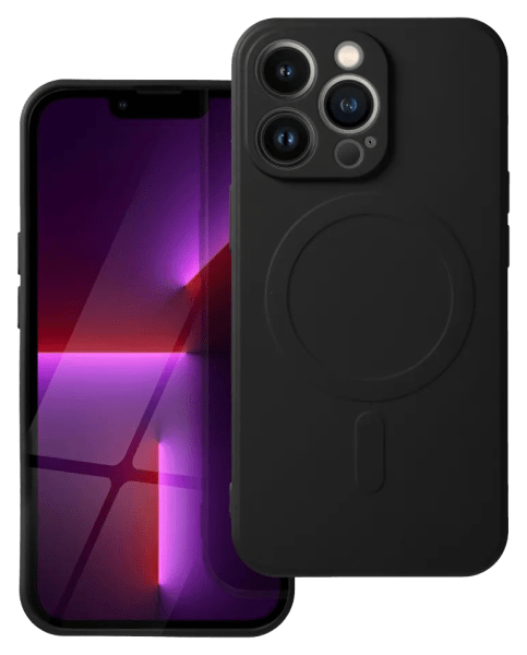 Apple iPhone 17 Pro szilikon tok gyári MagSafe kameravédővel fekete