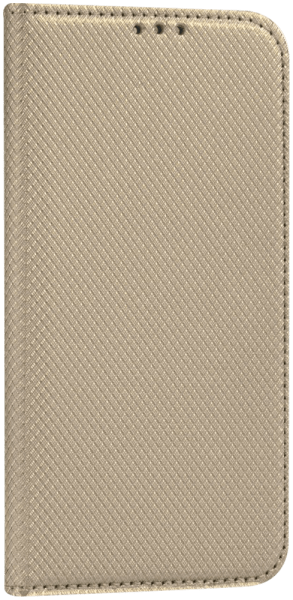 Apple iPhone 17 Pro Max oldalra nyíló flipes bőrtok rombusz mintás arany