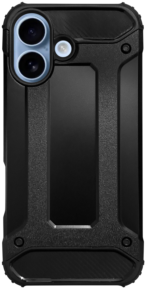 Apple iPhone 17 ütésálló tok légpárnás sarkas, hibrid Forcell Armor fekete