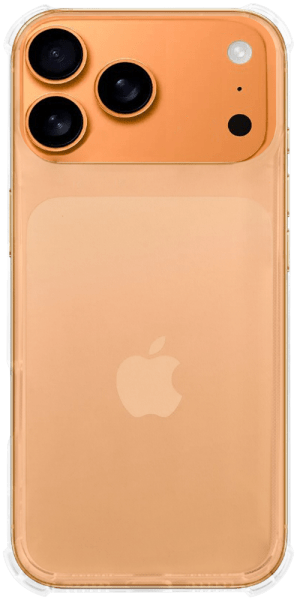 Apple iPhone 17 Pro Max szilikon tok közepesen ütésálló légpárnás sarok átlátszó