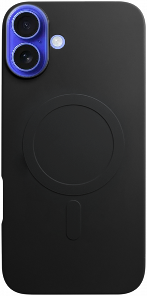 Apple iPhone 16 Plus szilikon tok gyári MagSafe fekete